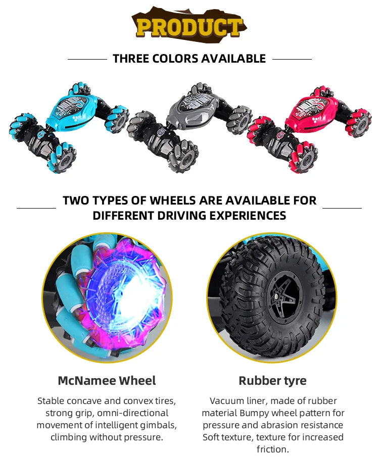 Gest Sensing Samochód RC (Zawiera Gest Watch + Pilot)