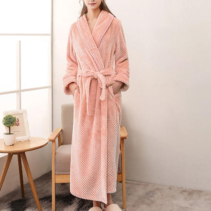 Carvallo Luxe – Elegancki Fleece Szlafrok z Najwyższym Komfortem Noszenia