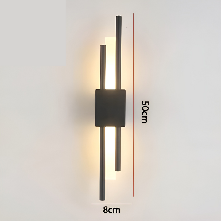 NordBright Light - Nordycka Metalowa Lampa LED na Ścianę