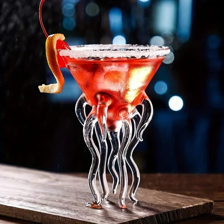 Carvallo - Unikalny kieliszek Martini inspirowany ośmiornicą dla stylowych domowych barów