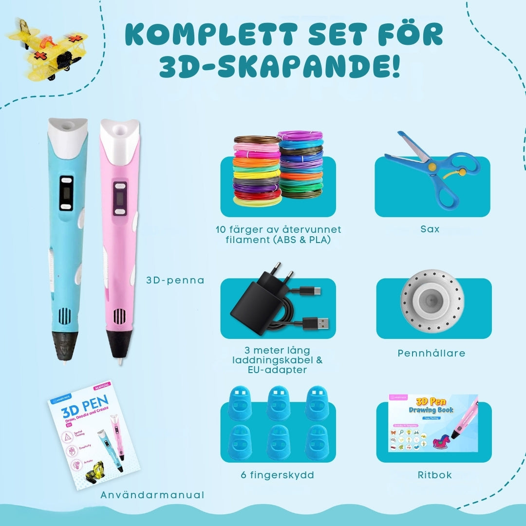 WonderPen™ 3D-długopis Zestaw startowy