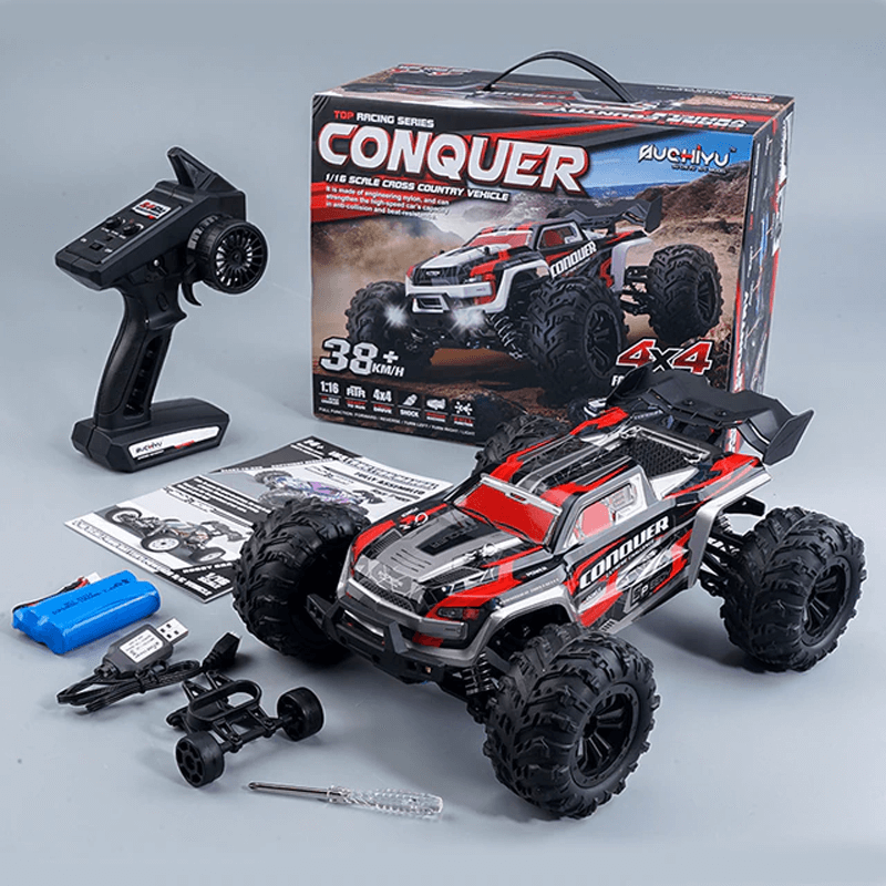 1:16 RC-Samochód 50km/h – 4x4 Monster Truck terenowy z 4WD i zdalnym sterowaniem 2.4G