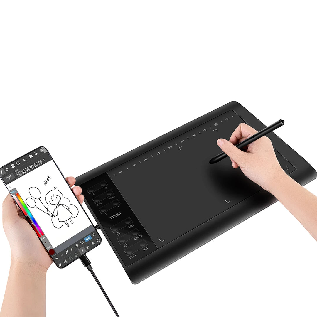 Duża cyfrowa tablet graficzny z rysikiem