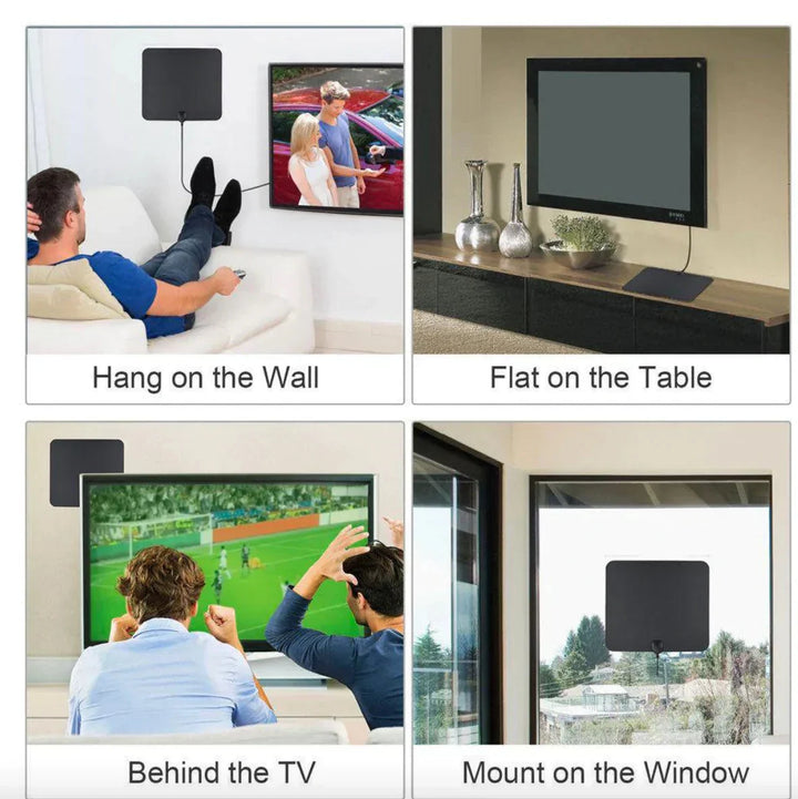 Antena ClearWave wewnętrzna HDTV – wzmacniacz sygnału o dużym zasięgu