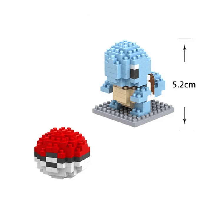 Poke Postacie Nanoblocks Anime Klocki Budowlane