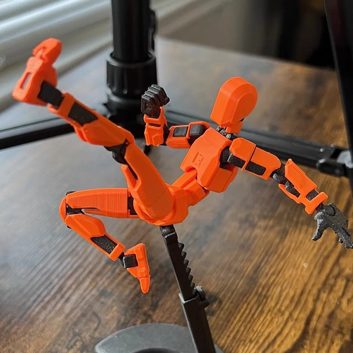 Domvia Ruchoma figurka robota z druku 3D z akcesoriami