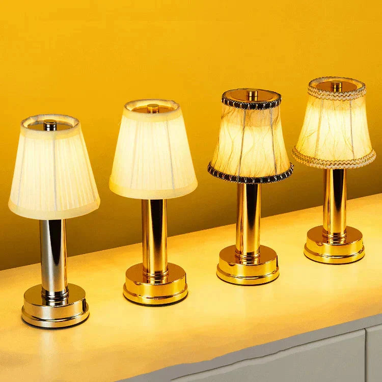Elegancka bezprzewodowa lampa stołowa LED Silk Touch – nowoczesna elegancja