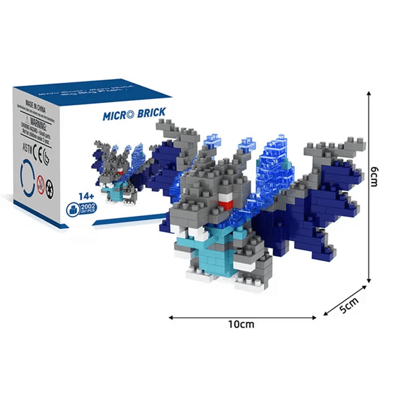 Poke Postacie Nanoblocks Anime Klocki Budowlane