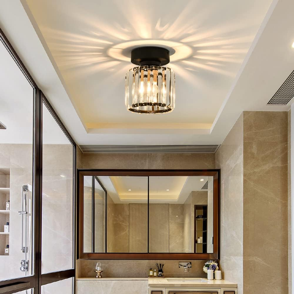 Lampa sufitowa Kristall Flush Mount Nowoczesna Armatura