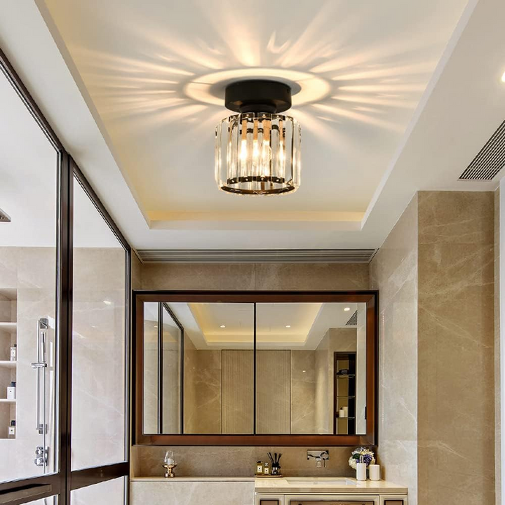 Lampa sufitowa Kristall Flush Mount Nowoczesna Armatura