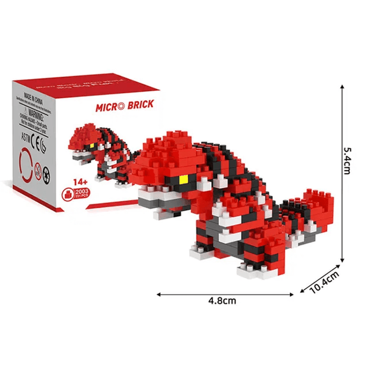 Poke Postacie Nanoblocks Anime Klocki Budowlane