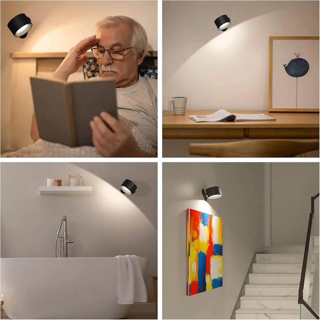 Nordisk Ljus – bezprzewodowa, ładowalna i zdalnie sterowana lampa ścienna w skandynawskim designie