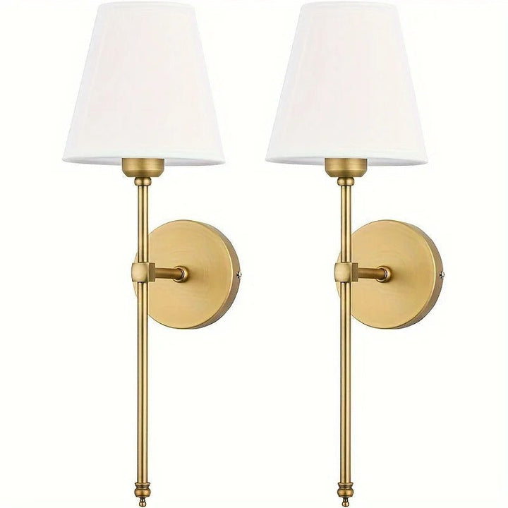 2 Bezprzewodowe Lampy Ścienne - Lampka Ścienna na Baterie
