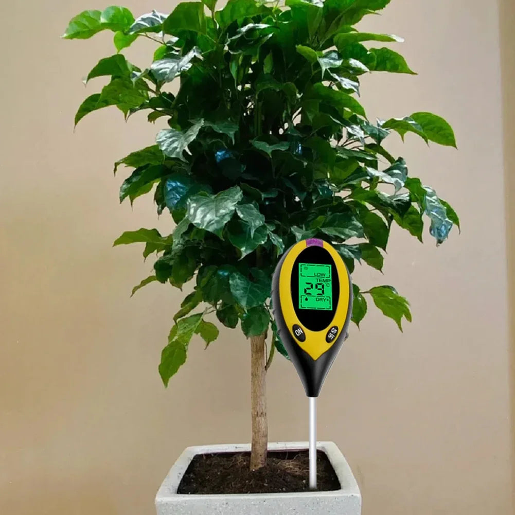 4 w 1 Tester PH Gleby Jord PH-Mätare