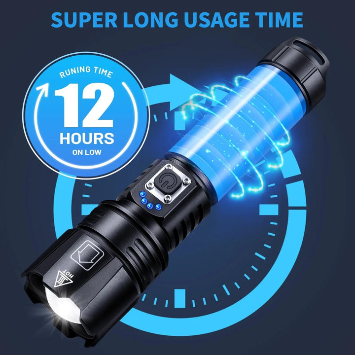 90000 Lumen Xhp50.2 Najpotężniejsza latarka