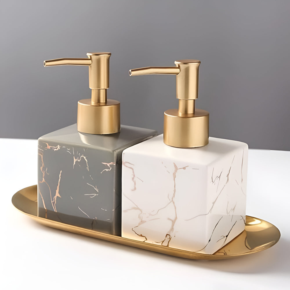Dispenser do mydła MarbleElegance – Luksusowy akcent do Twojej łazienki