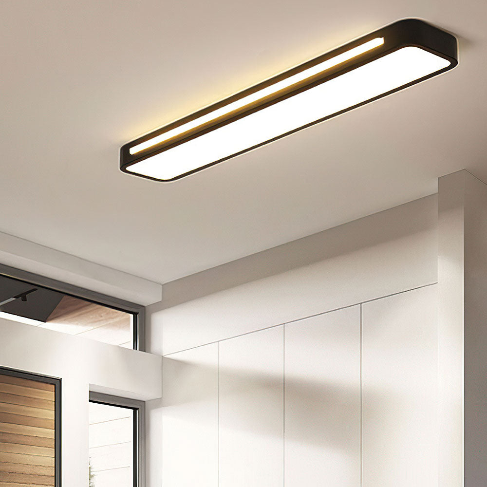 Nordycki Styl Długa Lampa LED sufitowa – Minimalistyczny Design