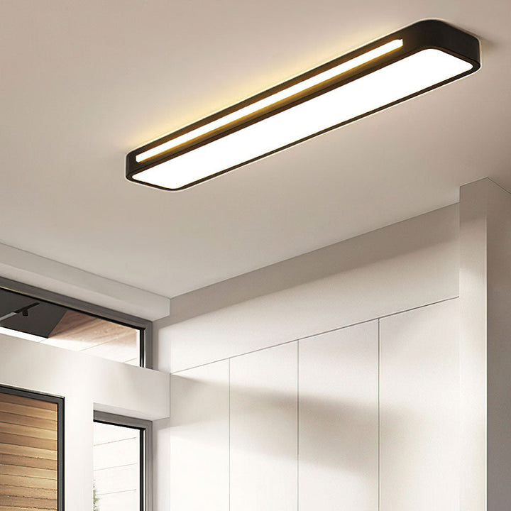 Nordycki Styl Długa Lampa LED sufitowa – Minimalistyczny Design