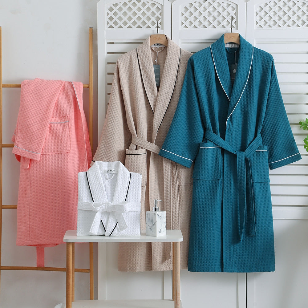 Carvallo – Frotteowy szlafrok bawełniany o luksusowym komforcie