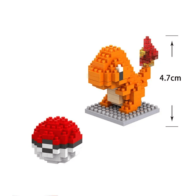 Poke Postacie Nanoblocks Anime Klocki Budowlane