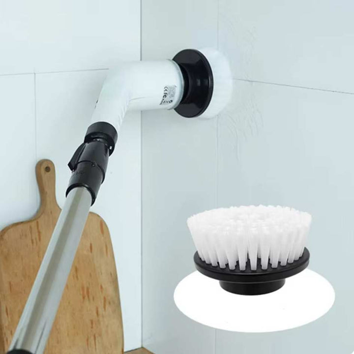 SpinClean - 9-w-1 Elektryczna Szczotka Czyszcząca z Przedłużanym Trzonkiem do Delikatnego Sprzątania