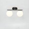 Lampa sufitowa LED i szkło – Skandynawski design | Do salonu i sypialni