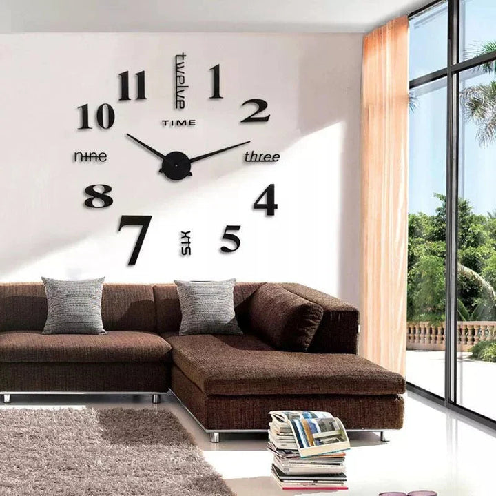 Carvallo – Nowoczesny zegar ścienny 3D z nowoczesnym designem do każdego pomieszczenia