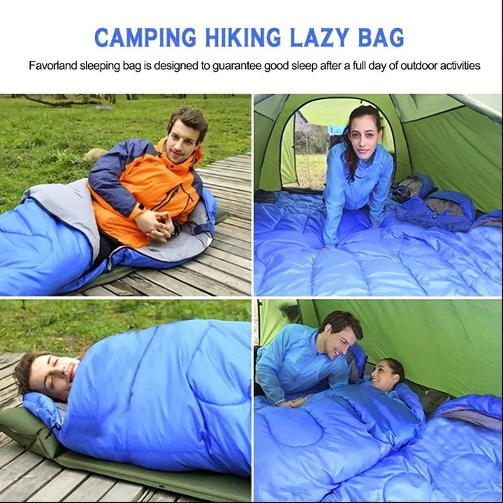 Carvallo Nordhavn Trek | Z kapturem &amp; Ciepłym wypełnieniem | Na -5°C do 20°C | 210 × 75 cm | Lekki &amp; Kompaktowy