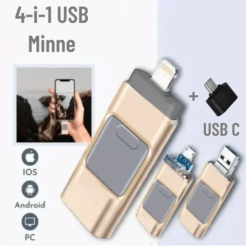 4-w-1 USB Pamięć - Ekspresowe Przesyłanie Obrazów