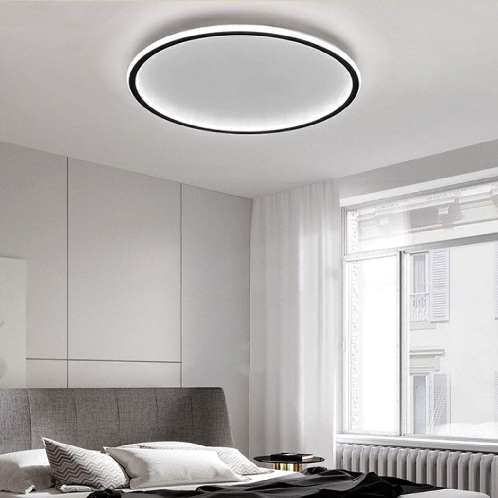 Ultra-cienka nowoczesna lampa sufitowa | LED do niskich sufitów | Okrągła i ściemniana