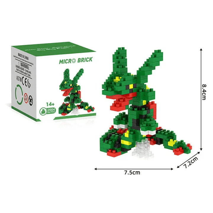 Poke Postacie Nanoblocks Anime Klocki Budowlane