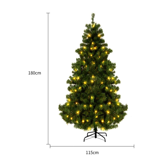 Domvia Sztuczna choinka z lampkami lub z jagodami, 150–230 cm