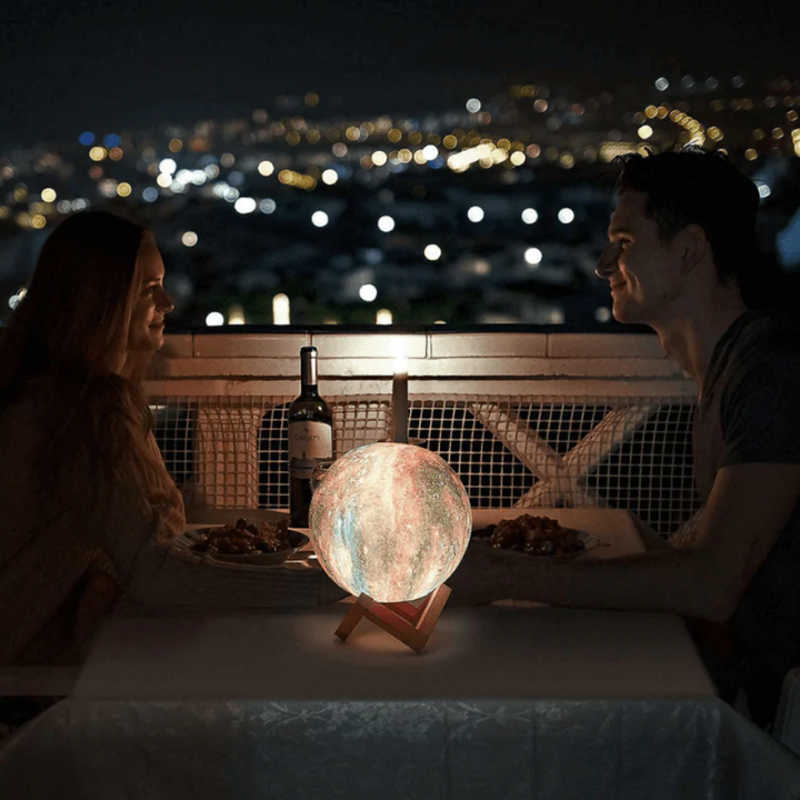 Elegancka Lampa Księżycowa