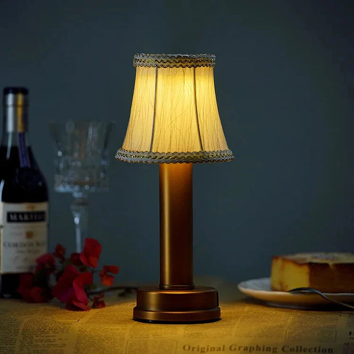 Elegancka bezprzewodowa lampa stołowa LED Silk Touch – nowoczesna elegancja
