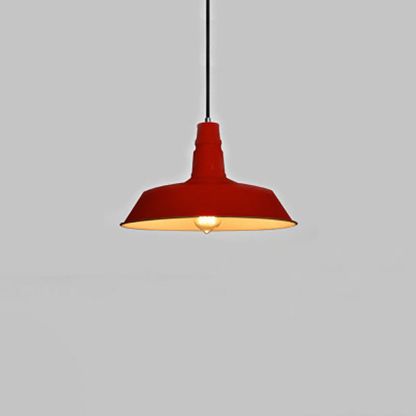 Nowoczesna industrialna lampa sufitowa z okrągłego żelaza