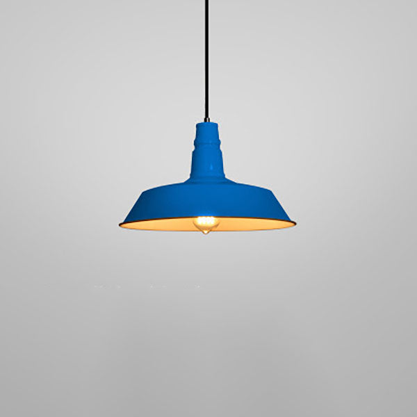 Nowoczesna industrialna lampa sufitowa z okrągłego żelaza