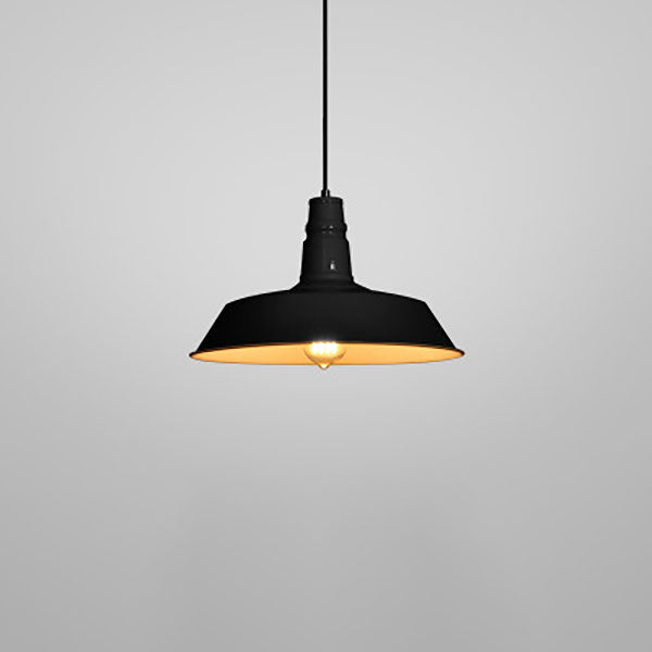 Nowoczesna industrialna lampa sufitowa z okrągłego żelaza