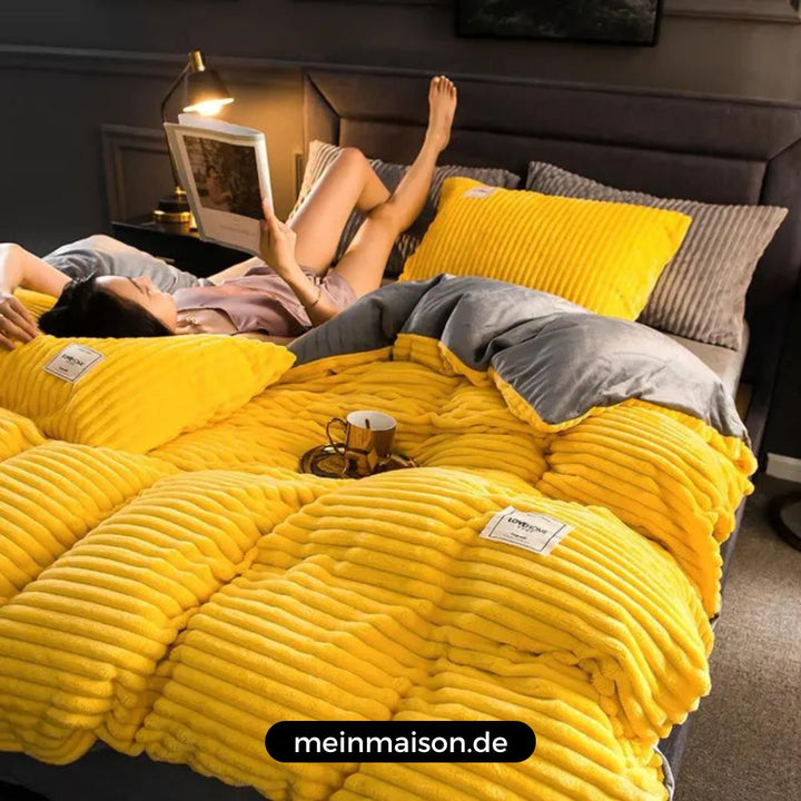 SweetDreams™ - Koc z aksamitu z mikrofibry | Najwyższy komfort