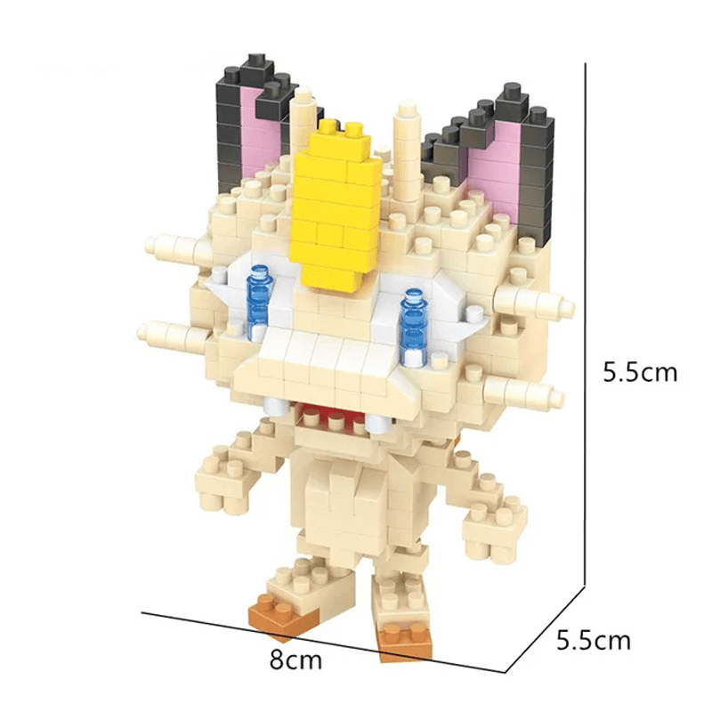 Poke Postacie Nanoblocks Anime Klocki Budowlane