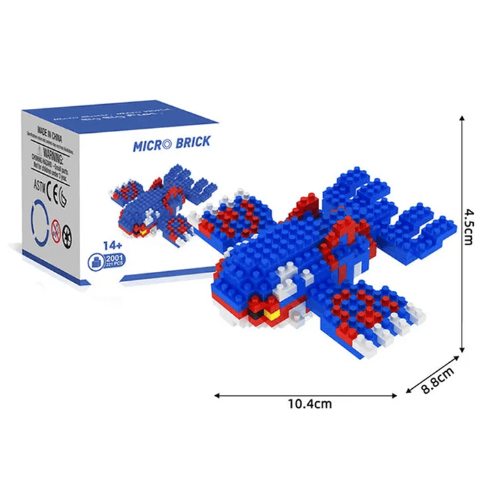 Poke Postacie Nanoblocks Anime Klocki Budowlane
