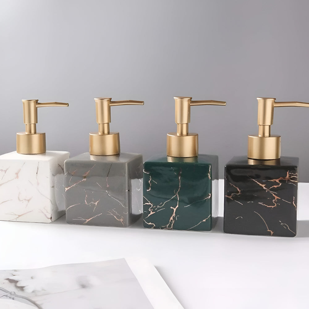 Dispenser do mydła MarbleElegance – Luksusowy akcent do Twojej łazienki