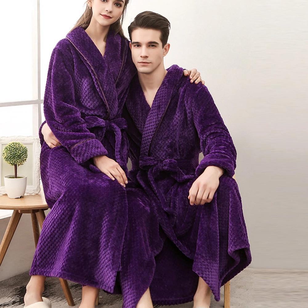 Carvallo Luxe – Elegancki Fleece Szlafrok z Najwyższym Komfortem Noszenia
