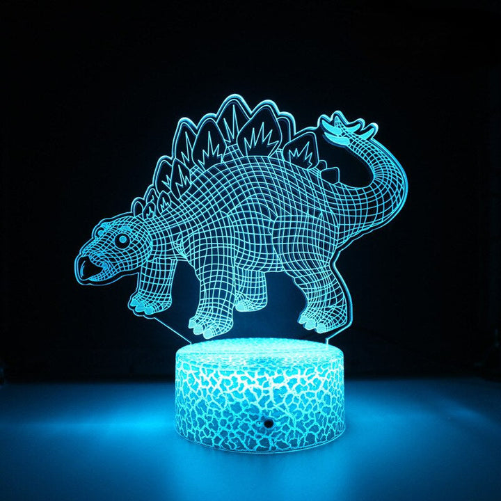 3D LED Lampa Dinozaur