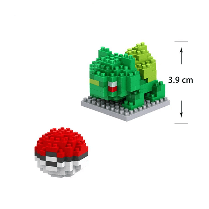 Poke Postacie Nanoblocks Anime Klocki Budowlane