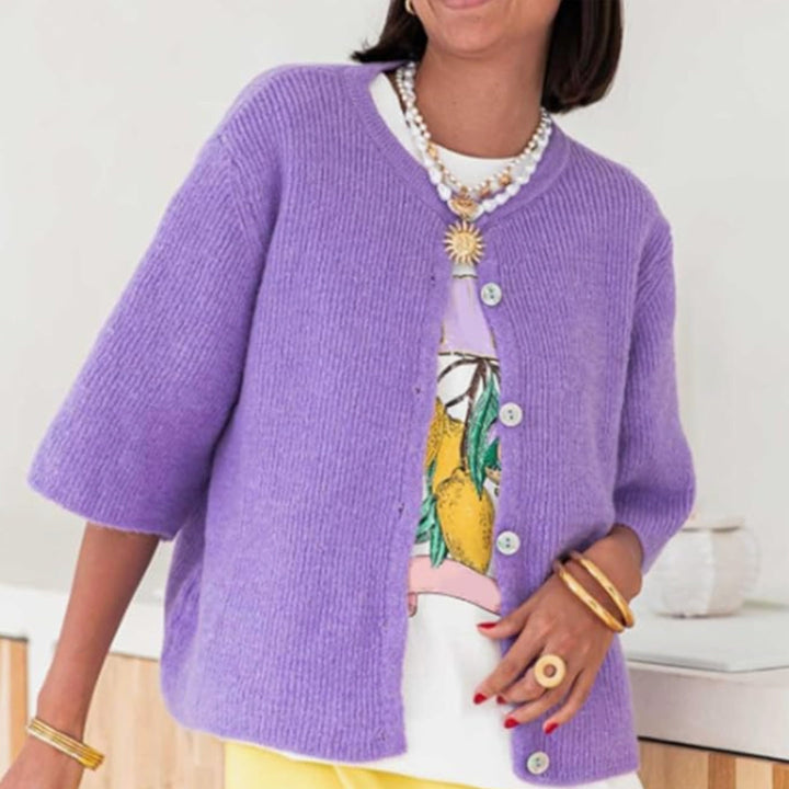Jasmine™ Sweter z Półdługimi Rękawami