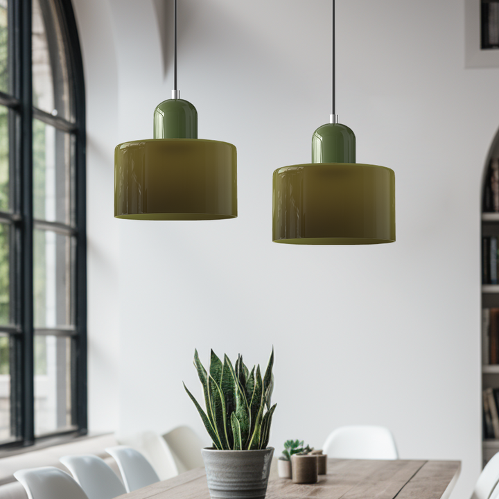 Lampa wisząca Bauhaus | Nowoczesny design kulisty | Regulowana lampa sufitowa | Brick by Brick