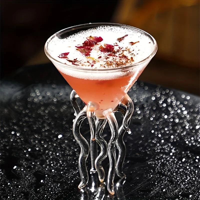 Carvallo - Unikalny kieliszek Martini inspirowany ośmiornicą dla stylowych domowych barów
