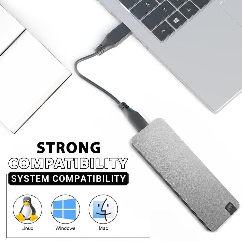 Przenośny Dysk SSD Kompaktowy USB 3.2 Szybkie Przechowywanie
