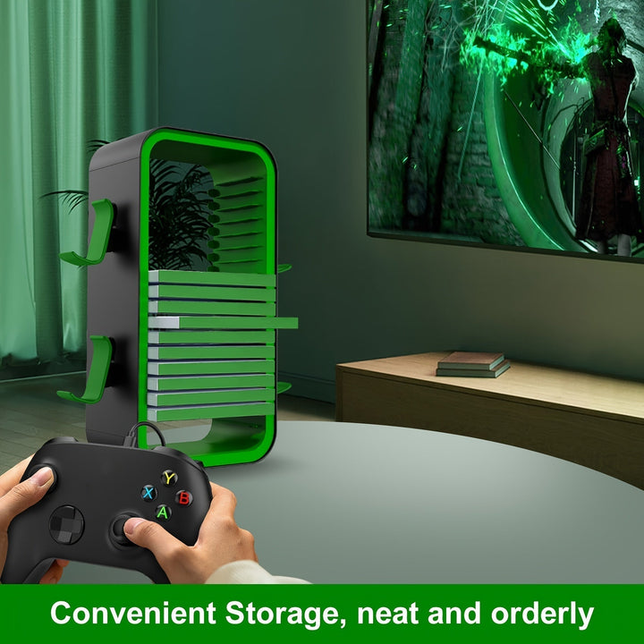 Uniwersalny uchwyt na płyty gier i stojak na kontrolery – Dla PS5, PS4, Switch i Xbox