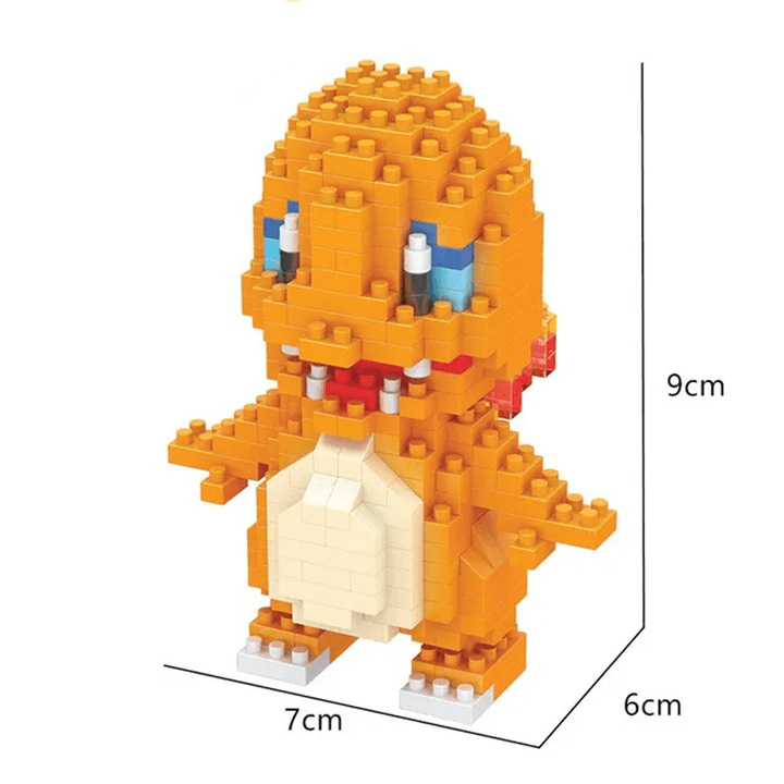 Poke Postacie Nanoblocks Anime Klocki Budowlane